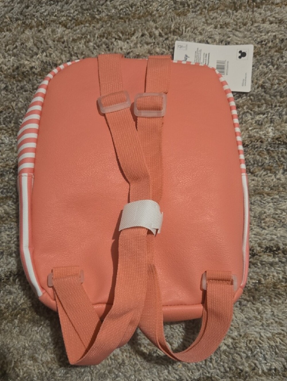 🦋Disney Marie Pink and White Striped Mini Backpack - Picture 5 of 5